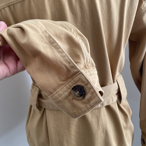 Topshop Belted Safari Cargo Jacket Size 0-2 XS - Picture 6 of 10